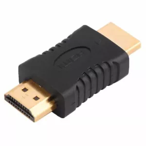 New 180 Degree HDMI Male to Male M/M Converter Adapter Connector Joiner Couple - Picture 1 of 4