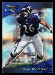 2000 Quantum Leaf Rod Woodson #21  Football  Baltimore Ravens