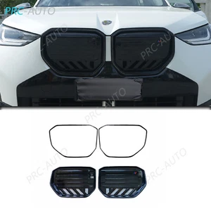 Parrilla delantera ABS negra brillante para BMW X3 G45 M50 2025-26 con rejilla de ajuste de red de insectos - Imagen 1 de 7