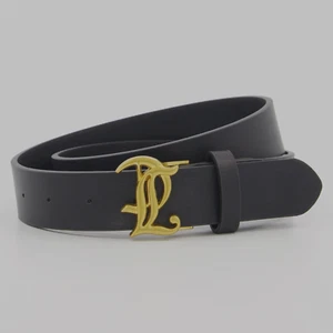 Juicy Couture schwarzer Designer Markengürtel mit Schnalle Größe W31 - wunderschöner Gürtel wie D - Bild 1 von 5