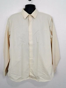 Men's Apt. 9 XL Cotton L/S Yellow L30 - Picture 1 of 5