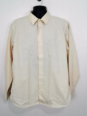 Men's Apt. 9 XL Cotton L/S Yellow                      L30 - Image 1 of 4