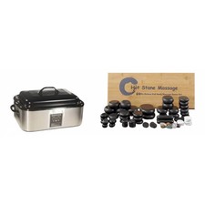 Kit chauffe-pierres 17 L + 64 pierres en basalte