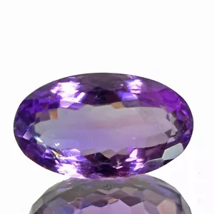 Impresionante piedra preciosa sin tratar certificada de amatista púrpura natural de 25,80 quilates - Imagen 1 de 9