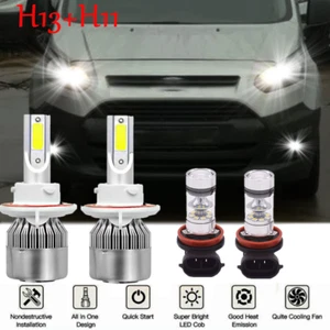 For Ford Transit Connect 2010 2011 2012 2013 LED Headlight Fog Light Bulbs - Picture 1 of 12