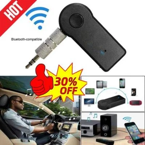Bluetooth Audio Adapter KFZ Receiver AUX Kabel Auto 3.5mm Empfänger-Musik - Photo 1/8