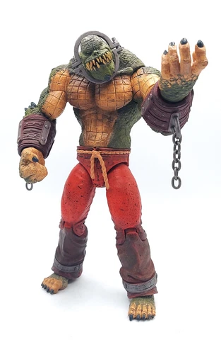 Killer Croc - Arkham Asylum Deluxe Figure  -DC Collectibles 2012 Loose W box Cover