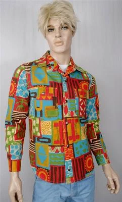 Chaqueta de Colección Años 60 Lakeland PsYcHeDeLiC Estampado ReTrO HiPPiE MoD S 41 Foto 1 de 4