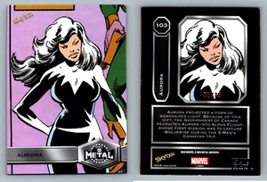AURORA #103 - 2020 Marvel X-Men Metal Universe Pink F/X #/75 - Picture 1 of 1