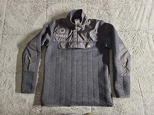 Helly Hansen Limelight CO Logo Mens Black Fleece Quarter Zip Size Small (E4) - Picture 1 of 11