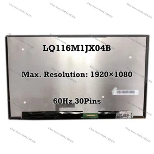 LQ116M1JX04B 11.6" FHD 1920×1080 LCD Laptop Screen Panel 60Hz IPS EDP 30 Pins - Imagen 1 de 1