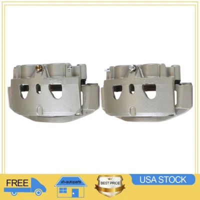 Pinças de freio dianteiras conjunto de 2 para 2011-2018 Chevrolet Silverado 2500 HD XH - Imagem 1 de 4