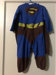 Superman Returns Jumpsuit And Cape Superman, Superman Print, Toddler Costume - Picture 1 of 10