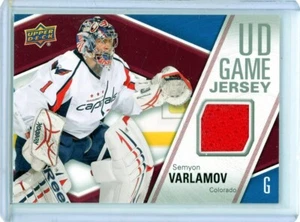 2011-12 Upper Deck Series 1 Semyon Varlamov Game Worn Jersey Washington Capitals - Picture 1 of 2