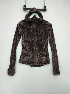 Lululemon Women's Velvet Brown Full Zip Athleisure Hooded Define Jacket Size 4 - Picture 1 of 10