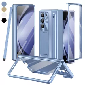 Funda con bisagra a prueba de golpes plegable 6 5 4 para Samsung Galaxy Z con bolígrafo - Imagen 1 de 16