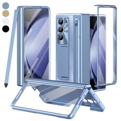 Funda con bisagra a prueba de golpes plegable 6 5 4 para Samsung Galaxy Z con bolígrafo Foto 1 de 4