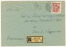 Wien 82, Reko-Brief, Einschreiben  1955 (c)