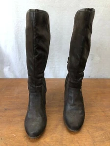 MADISON WOMAN'S BUCKLED BOOTS BTF09-10222-001-79 - SIZE 8M - Picture 1 of 5
