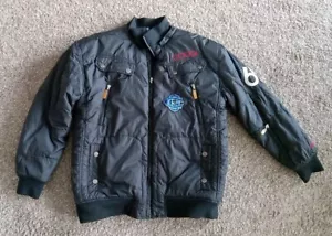 Coogi 69 Puffer Jacket Men’s Large Black Pockets Y2K Winter - Picture 1 of 12