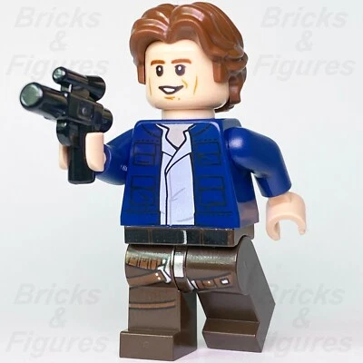 LEGO® Star Wars Han Solo Minifigure Rebel Dark Blue Jacket Captain 75243 sw1021 - image 1 of 3
