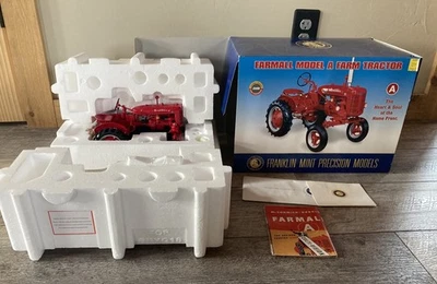 Franklin Mint 1:12 Scale Farmall Model A Farm Tractor With Brochure- Boxed - Image 1 of 4