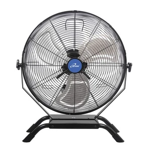 20 Inch Black Electric Fan Adjustable Speeds Outdoor Misting Option 4650 CFM - Picture 1 of 3