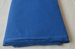 100%Cotton Royal Blue Solid Plain Fabric 2 Yard NO TARRIF CHARGES 100%✅ ZK_76 - Picture 1 of 12