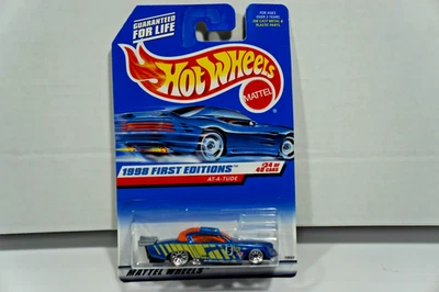 Hot Wheels 1998 First Editions AT-A-TUDE #667 ** VINTAGE ** WSP WHEELS ** - Image 1 of 2