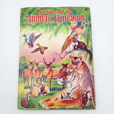 1959 Wonders of the Animal Kingdom Sticker Book - Complete - VTG - Extra animals - Image 1 of 4