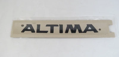 Nissan Altima 2022-2023 emblema negro para maletero trasero placa de identificación logotipo original OEM Foto 1 de 4