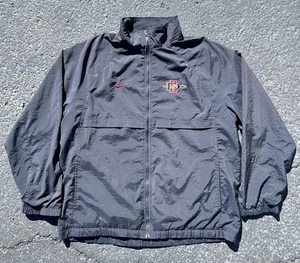 Vintage San Diego State Nike schwarz Reißverschluss Windbreaker Herren Large Azteken SDSU Y2K - Bild 1 von 7