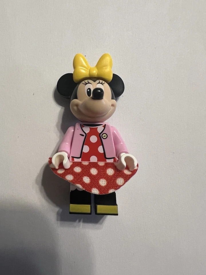 LEGO Minnie Mouse Minifigura Rosa Chaqueta Rojo Lunares Pelo Lazo Disney 43212 Foto 1 de 1