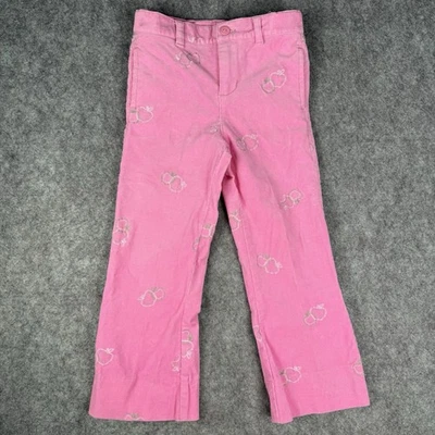 Pantalones Hartstrings Niñas Rosa Pana Manzana Bordados Talla 5 Foto 1 de 4