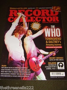 RECORD COLLECTOR #344 - THE WHO - ISLAND RECORDS - CHRISTMAS 2007 - Picture 1 of 1