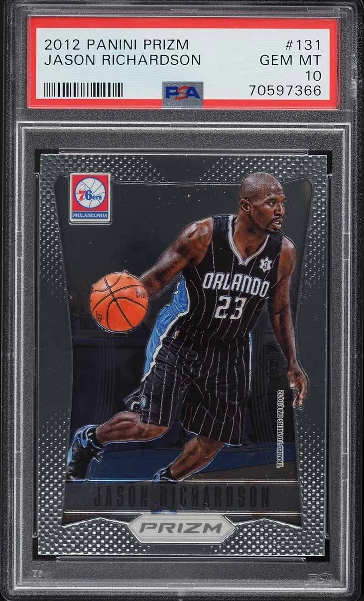 2012 PANINI PRIZM JASON RICHARDSON #131 PSA 10 GEM MINT POP 29