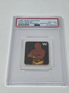 1987 WWF Hostess Hulk Hogan Munchies Stickers-Portrait PSA 8 NM-MT RARE!! - Picture 1 of 2