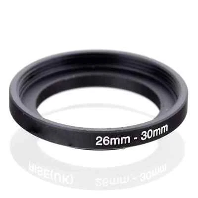 26mm to 30mm 26-30 26-30mm26mm-30mm Stepping Step Up Filter Ring Adapter - Image 1 of 3