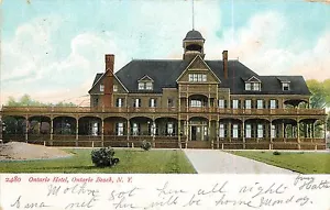 Postal Ontario Beach Ontario Hotel Nueva York NY pm 1907 - Imagen 1 de 2