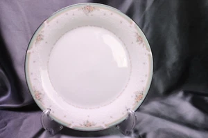 Noritake GREENBRIER Dinner Plate (s) Green & Silver - Picture 1 of 6