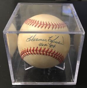 Harmon Killebrew Autographed AL Baseball with Inscription HOF '84