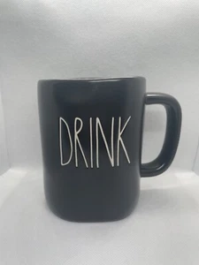 Rae Dunn DRINK Schwarz Kaffee Tee Becher - Bild 1 von 4