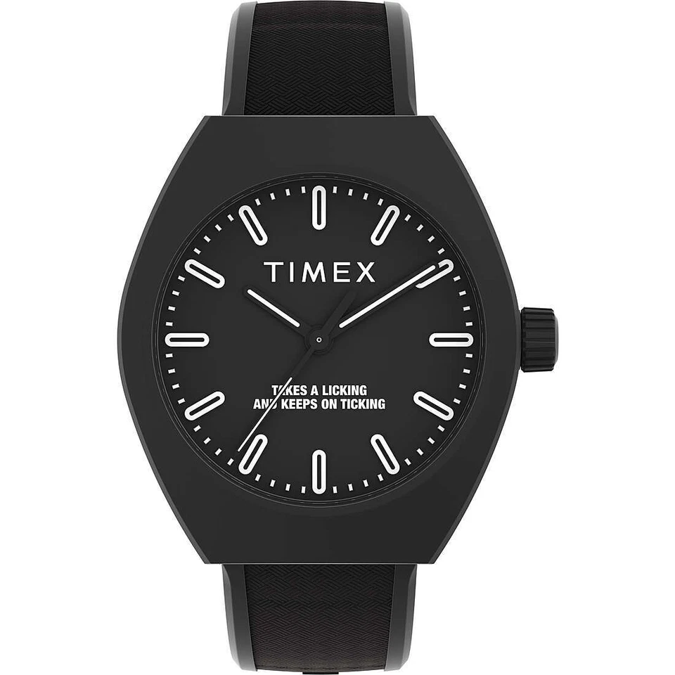 Orologio Uomo TIMEX URBAN POP TW2W42100 Silicone Nero - Immagine 1 di 3
