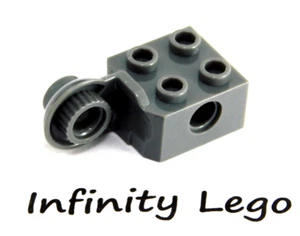 6 LEGO Dark Grey Technic Brick 2x2 Hole Half Rotation Joint Ball Vertical 48171 - Picture 1 of 2