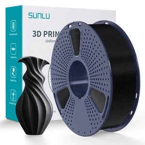 SUNLU PLA Plus 3D Drucker Filament 1,75mm 1KG Genauigkeit +/- 0,02mm PLA+ schwarz - Bild 1 von 8