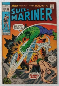 Sub-Mariner #34 ~ Marvel Comics 1971 ~ 1st Appearance of the Defenders!!! - Picture 1 of 10