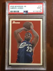 2009 Bowman ‘48 — LeBron James — 7th Year — MINT PSA 9 - Picture 1 of 3