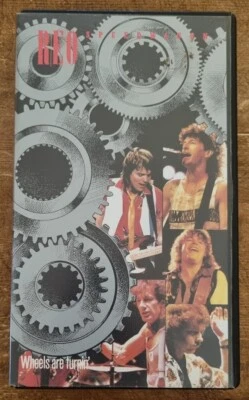 REO Speedwagon VHS PAL Video Tape Wheels Are Turnin' Live Virgin Music 1986 Rare - Immagine 1 di 4