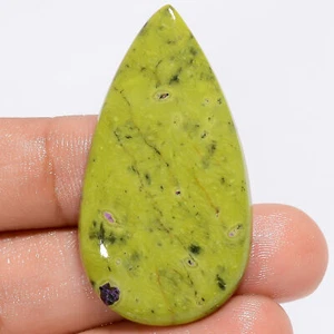 Natural Atlantisite Pear Shape Cabochon Loose Gemstone 36 Ct 42X23X5 mm GC-37285 - Picture 1 of 2