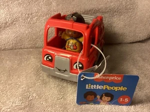 Fisher Price Little People HPX84 Red Firetruck for ages 1-5 - Picture 1 of 5